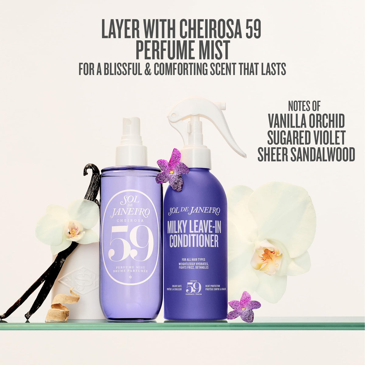Sol de Janeiro Milky Leave-In Conditioner with Cheirosa Perfume Mist
