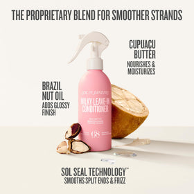 Sol de Janeiro Milky Leave-In Conditioner with floral elements