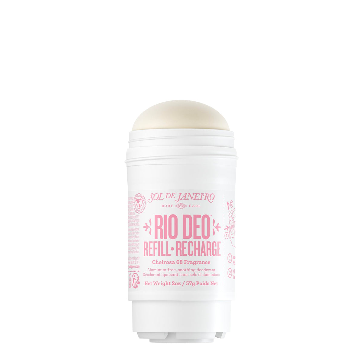 Sol de Janeiro Rio Deo Cheirosa '68 Deodorant Refill Cartridge front view