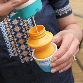 Solar Buddies applicator with sponge head close-up