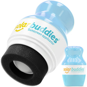 Solar Buddies Sunscreen Applicator blue model front view