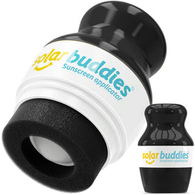 Solar Buddies Sunscreen Applicator full black model front view