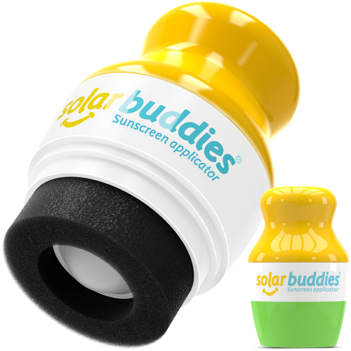 Solar Buddies Sunscreen Applicator green front view