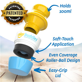 Solar Buddies Sunscreen Applicator with sponge head close-up
