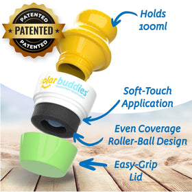Solar Buddies Sunscreen Applicator with sponge head close-up
