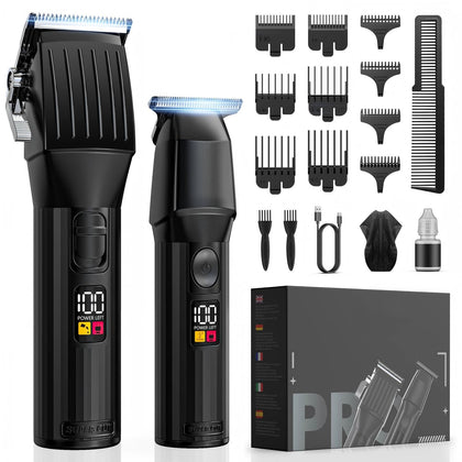 Solati Professional Hair Clippers Set with large clipper and trimmer