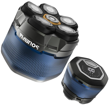 Solimpia Upgraded Head Shaver front view with LED display