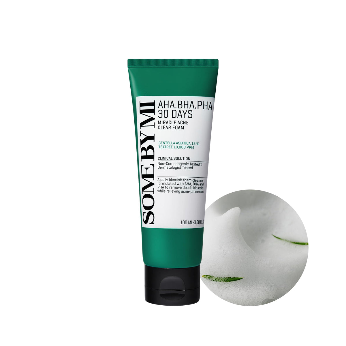 SOME BY MI AHA BHA PHA 30 Days Miracle Acne Clear Foam front view