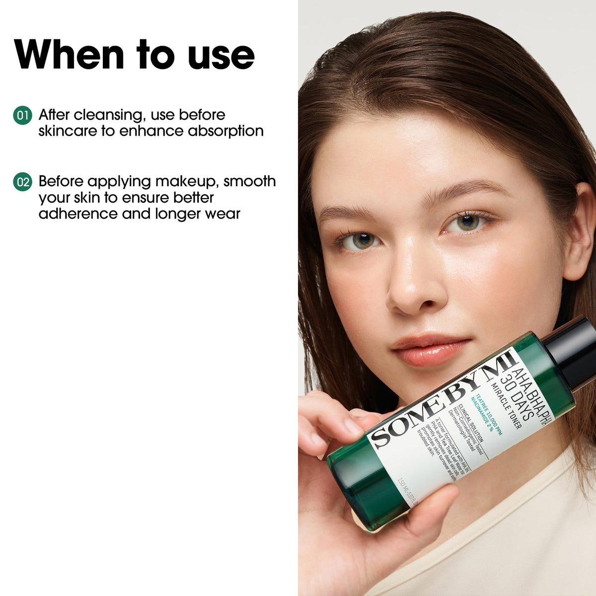 SOME BY MI AHA BHA PHA 30 Days Miracle Toner close-up of bottle