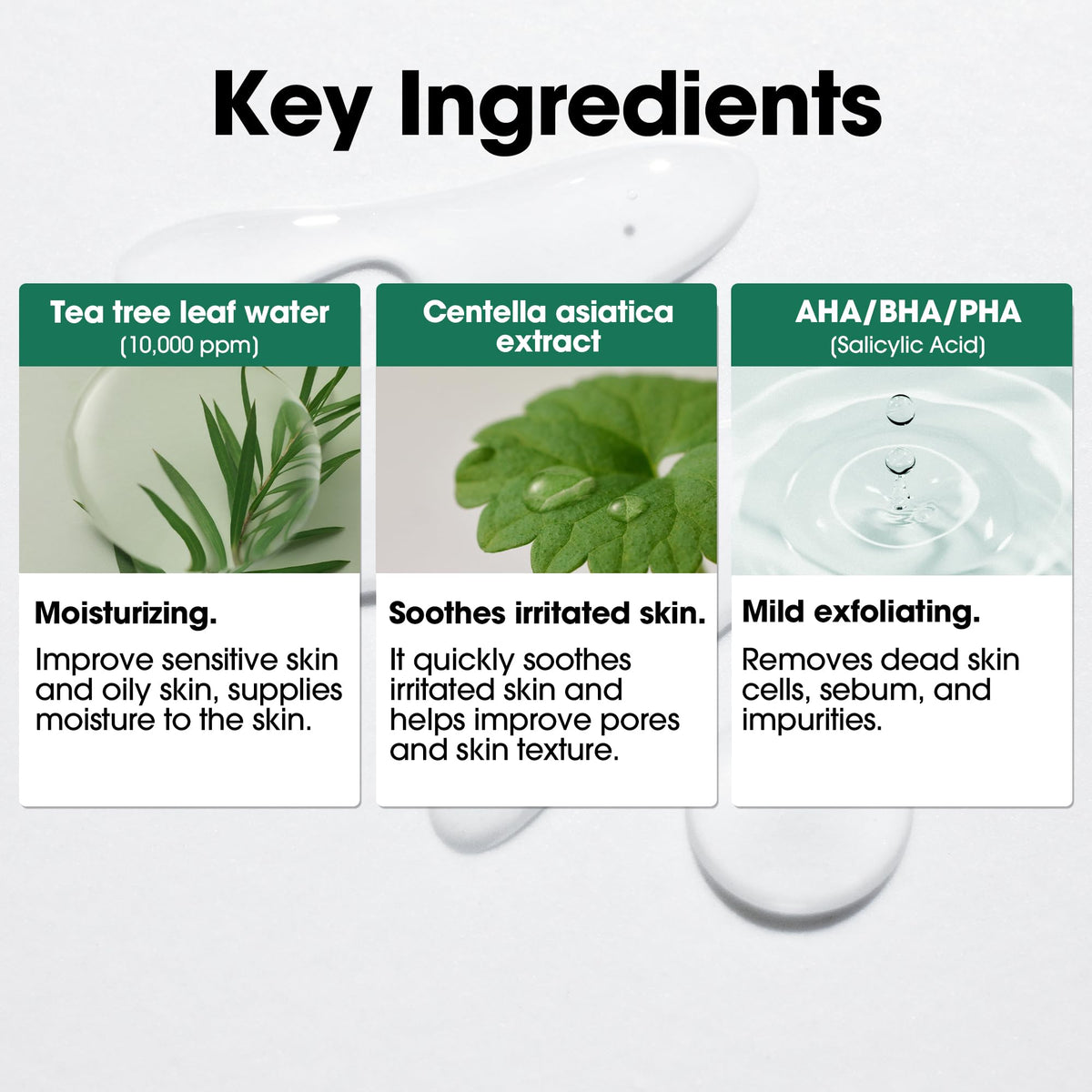 SOME BY MI AHA BHA PHA Acne Clear Foam ingredients list