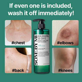 SOME BY MI AHA BHA PHA body cleanser packaging