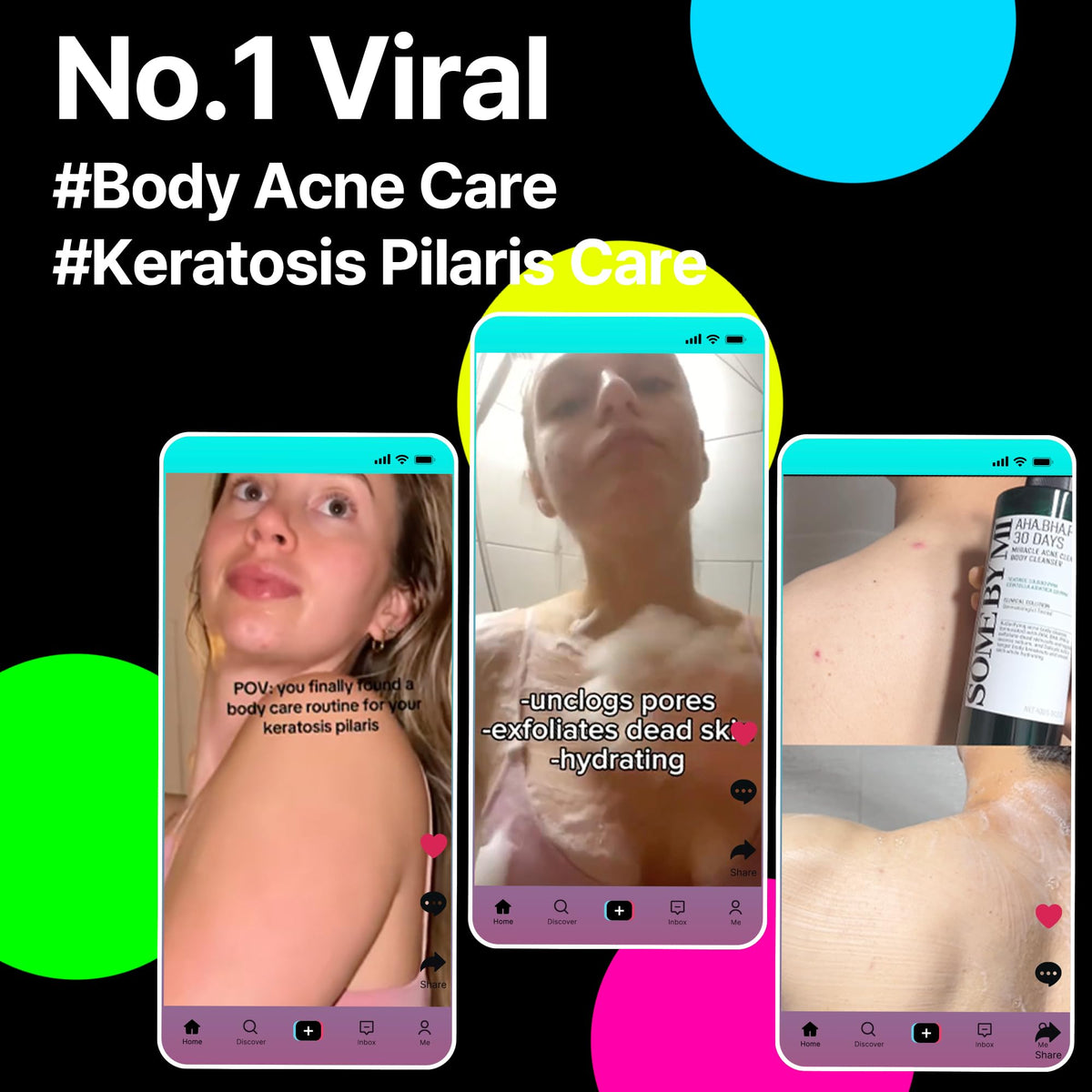 SOME BY MI body cleanser bottle side view
