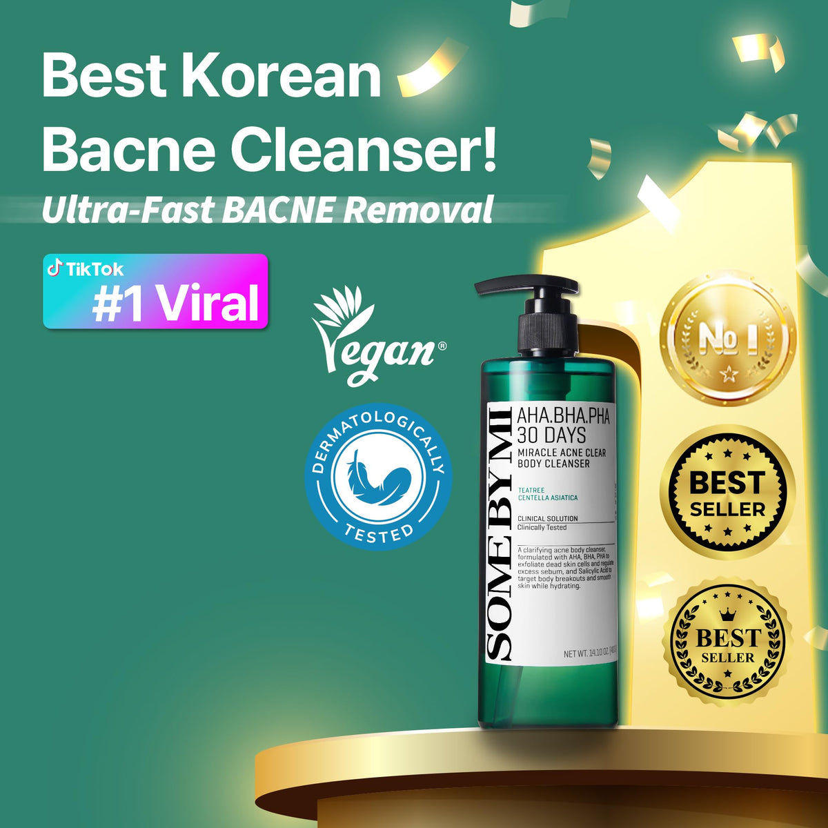 SOME BY MI body cleanser in shower setting