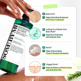 SOME BY MI body cleanser with ingredients list