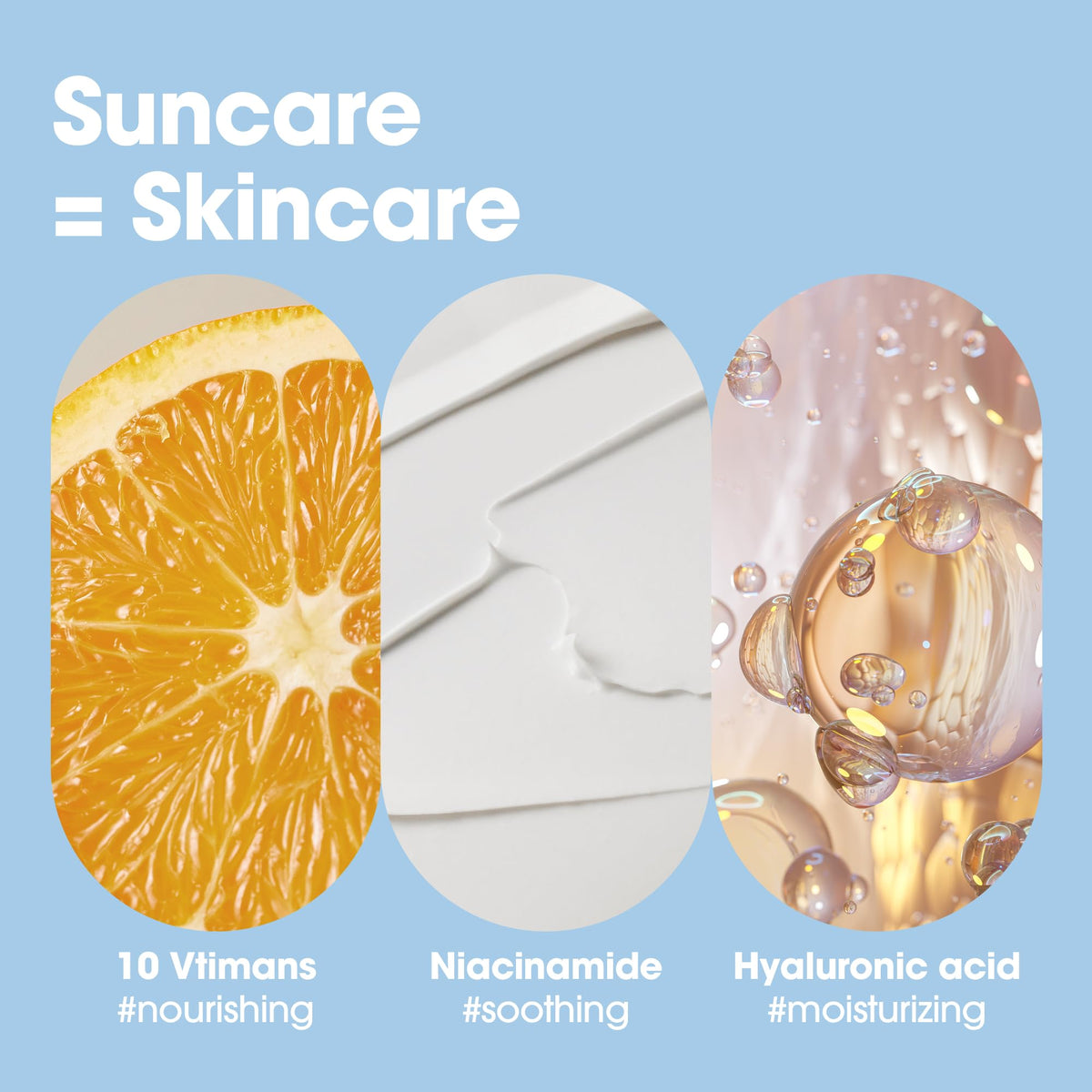 SOME BY MI V10 Hyal Air Fit Sunscreen SPF 50 application on hand