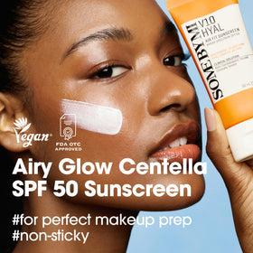 SOME BY MI V10 Hyal Air Fit Sunscreen SPF 50 texture on skin