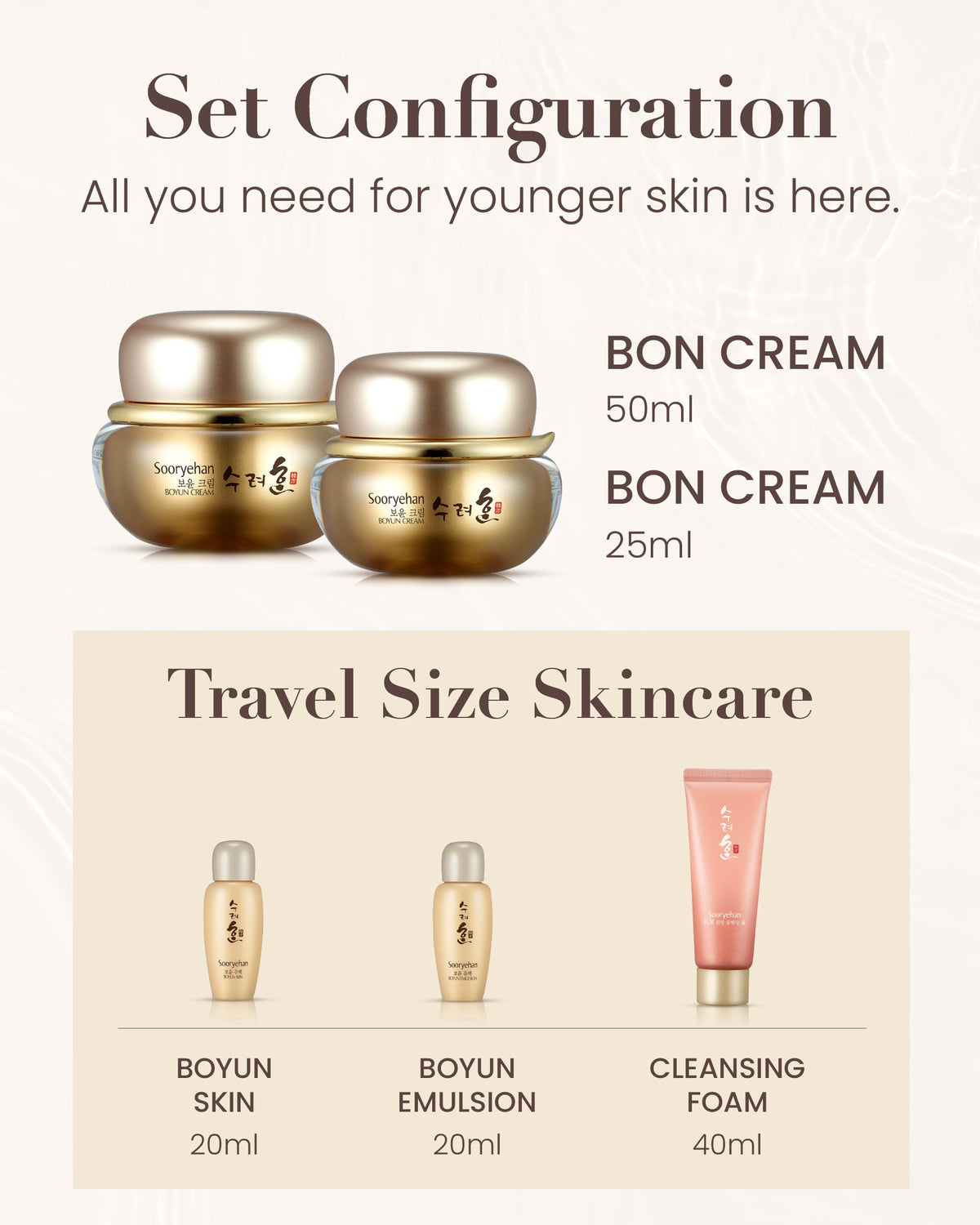 Sooryehan Boyun Cream texture on a hand