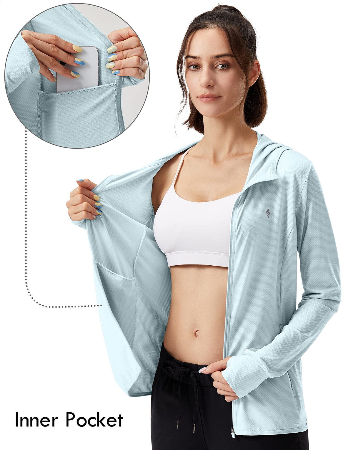 Soothfeel Women's lightweight sun shirt side view