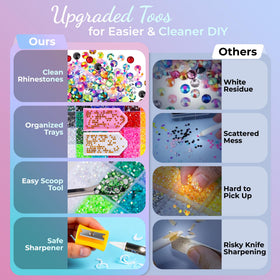 Sorting trays and tools from YKHSIY Bedazzling Kit