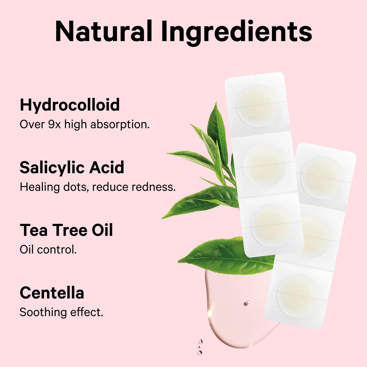 Sosky Pimple Patch with Salicylic Acid ingredients
