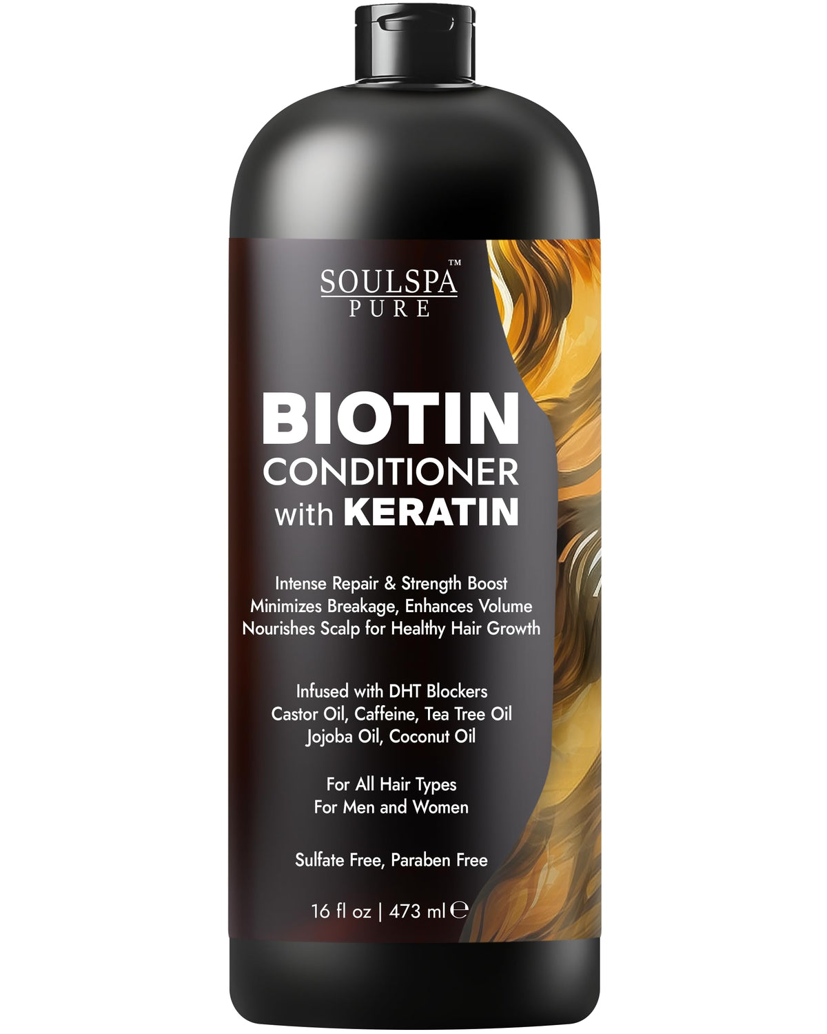 SOULSPA PURE Biotin Conditioner 16 fl oz front view