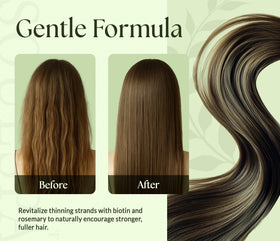 SOULSPA PURE Biotin Rosemary Conditioner back view with ingredient list