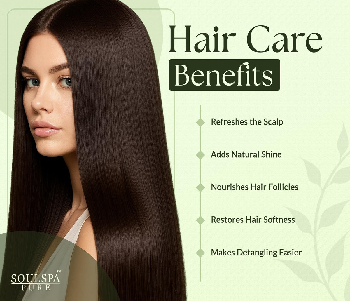 SOULSPA PURE Biotin Rosemary Shampoo and Conditioner set with packaging
