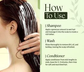 SOULSPA PURE Biotin Rosemary Shampoo application on hair
