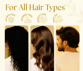 SOULSPA PURE Castor Oil & Black Seed Shampoo and Conditioner set lifestyle scene