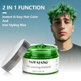 SOVONCARE Green Hair Color Wax 4.23 oz close-up