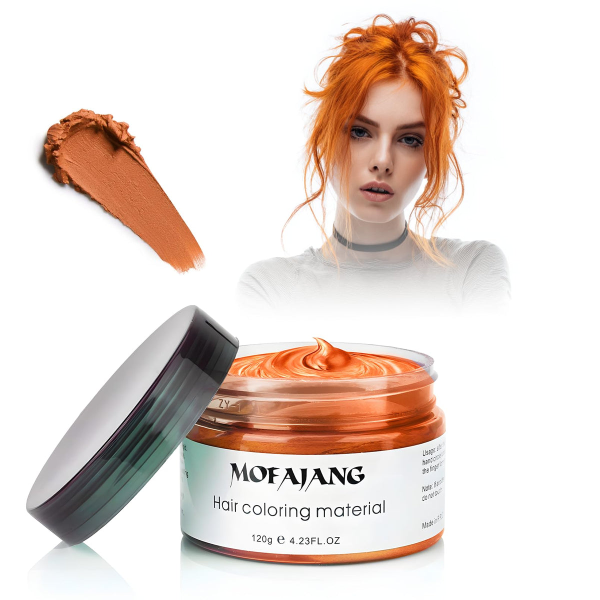 SOVONCARE Orange Hair Color Wax 4.23 oz front view