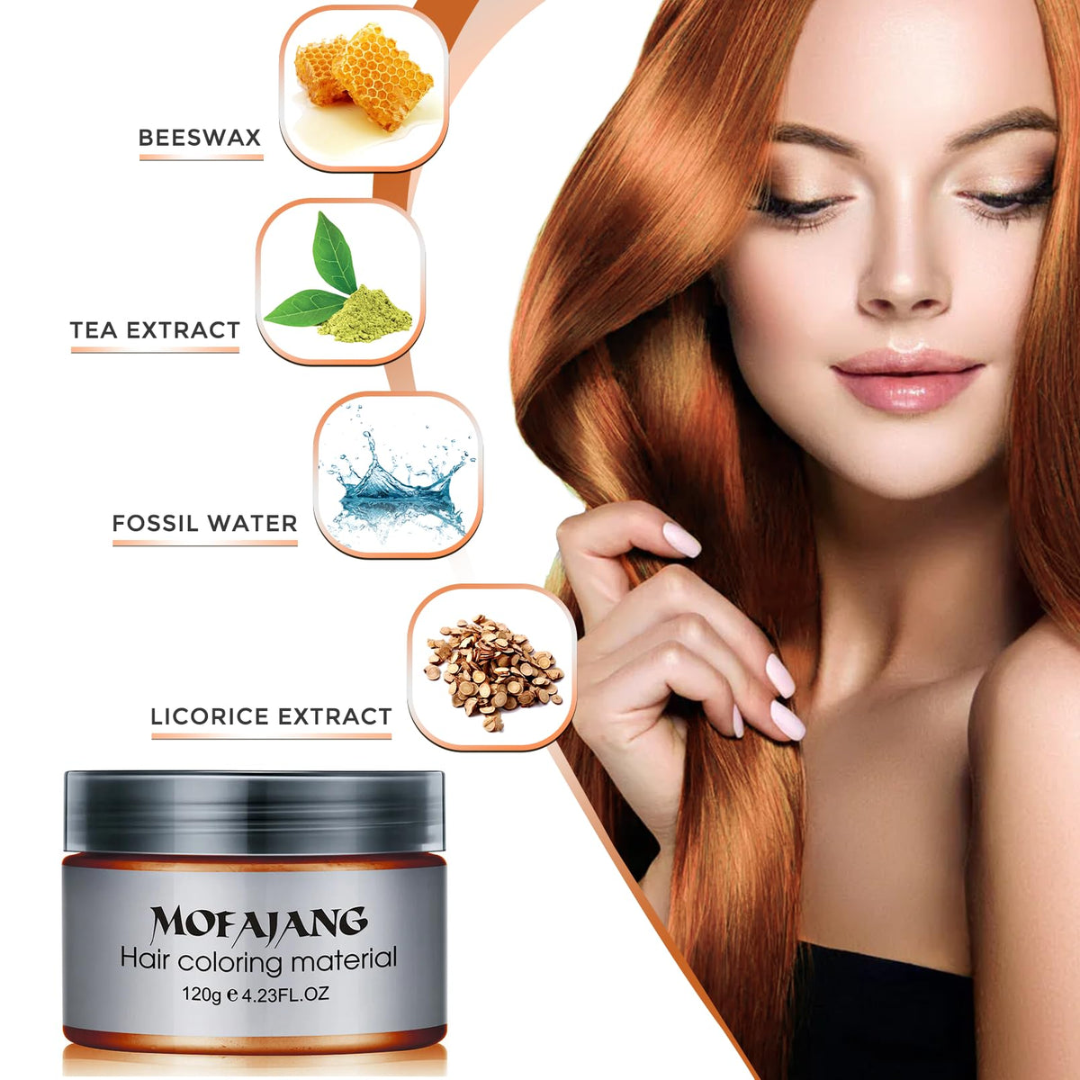 SOVONCARE Orange Hair Color Wax 4.23 oz packaging