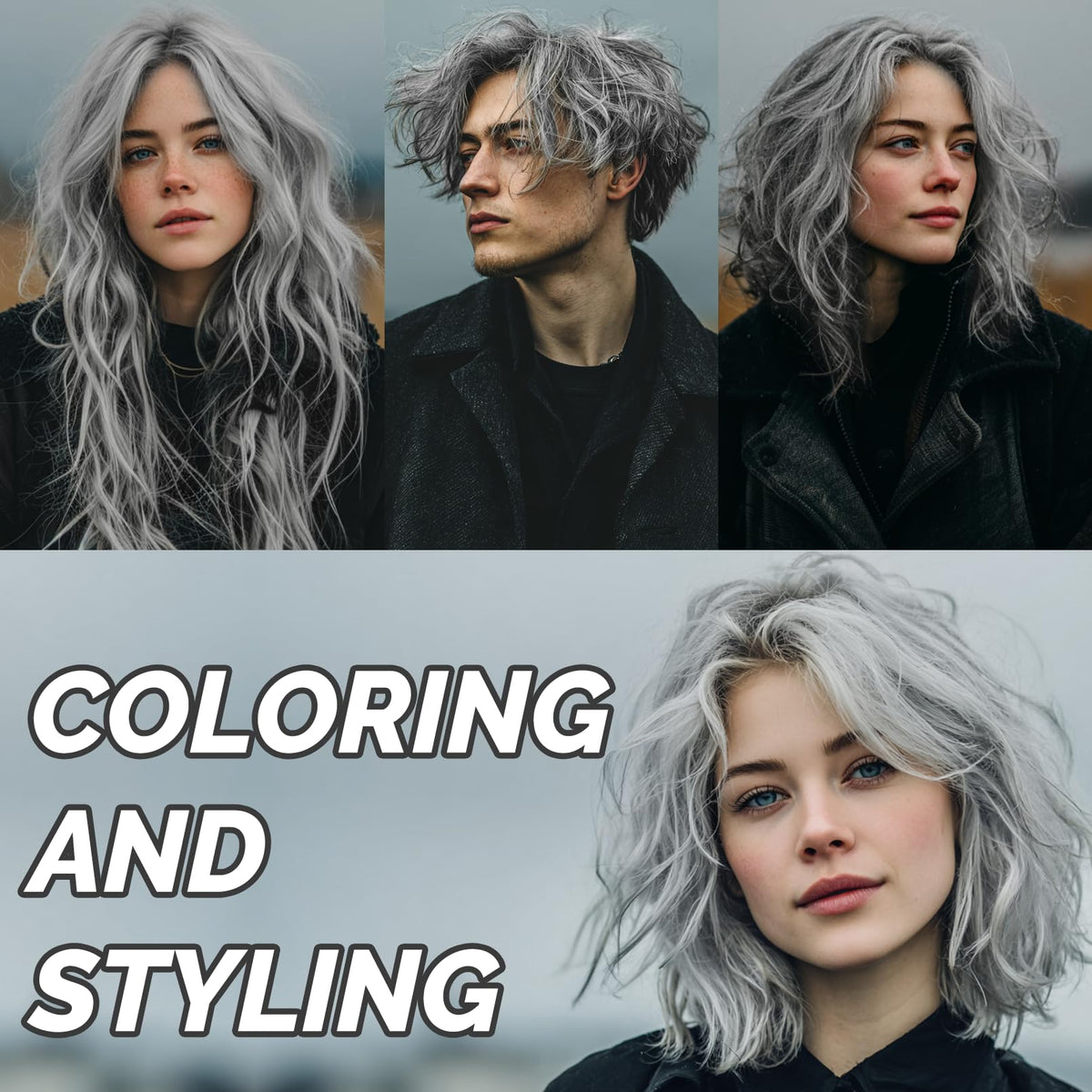 SOVONCARE Sliver Gray Hair Color Wax 4.23 oz back view