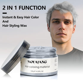 SOVONCARE Sliver Gray Hair Color Wax application on hair
