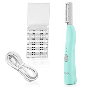 SPA SCIENCES SIMA Dermaplane Razor front view with USB charging port