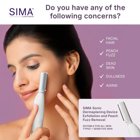 SPA SCIENCES SIMA Dermaplane Razor with USB charging cable