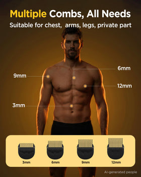 Spacekey Electric Body Hair Trimmer with packaging