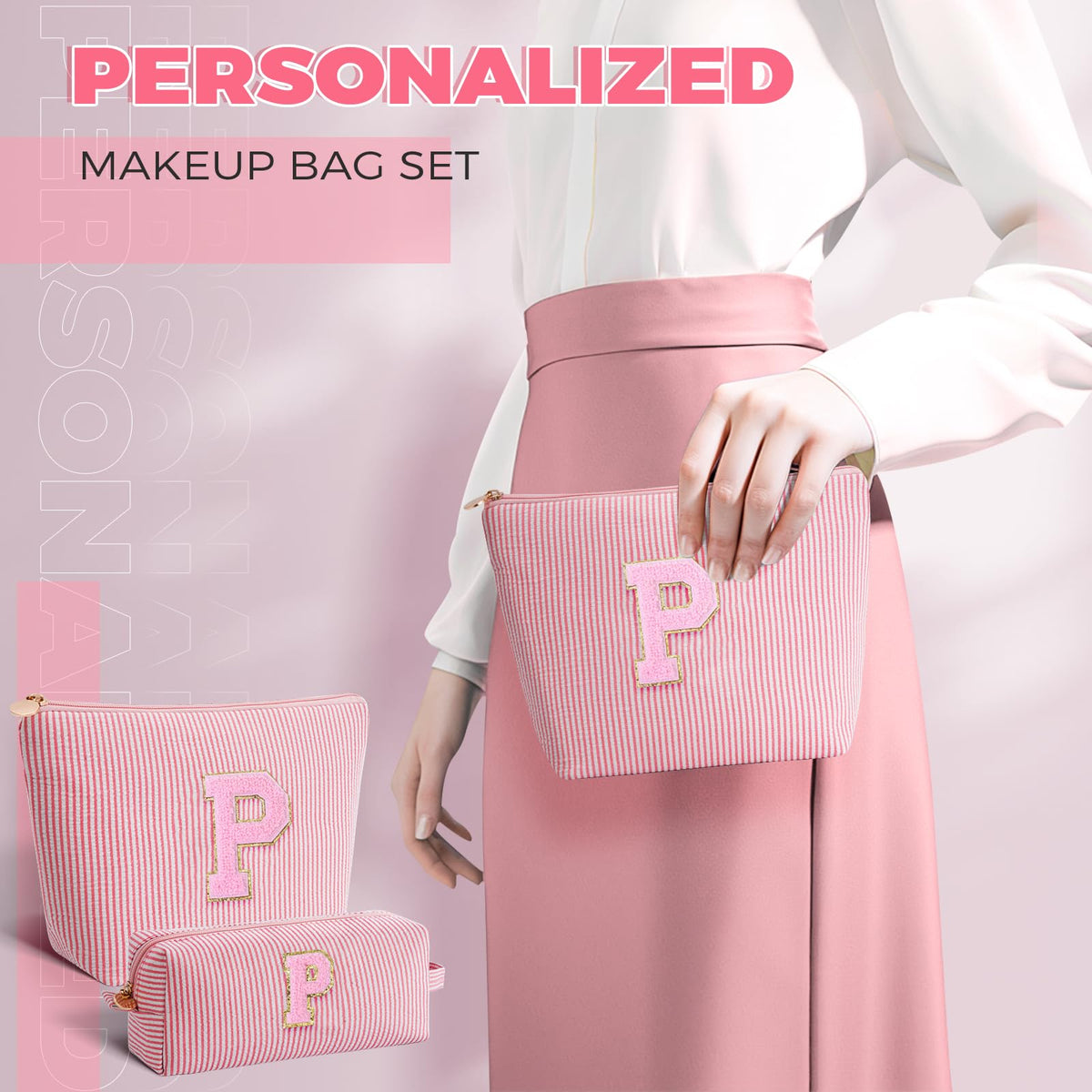 Spacious interior of the Btffitting Makeup Bag for organizing cosmetics