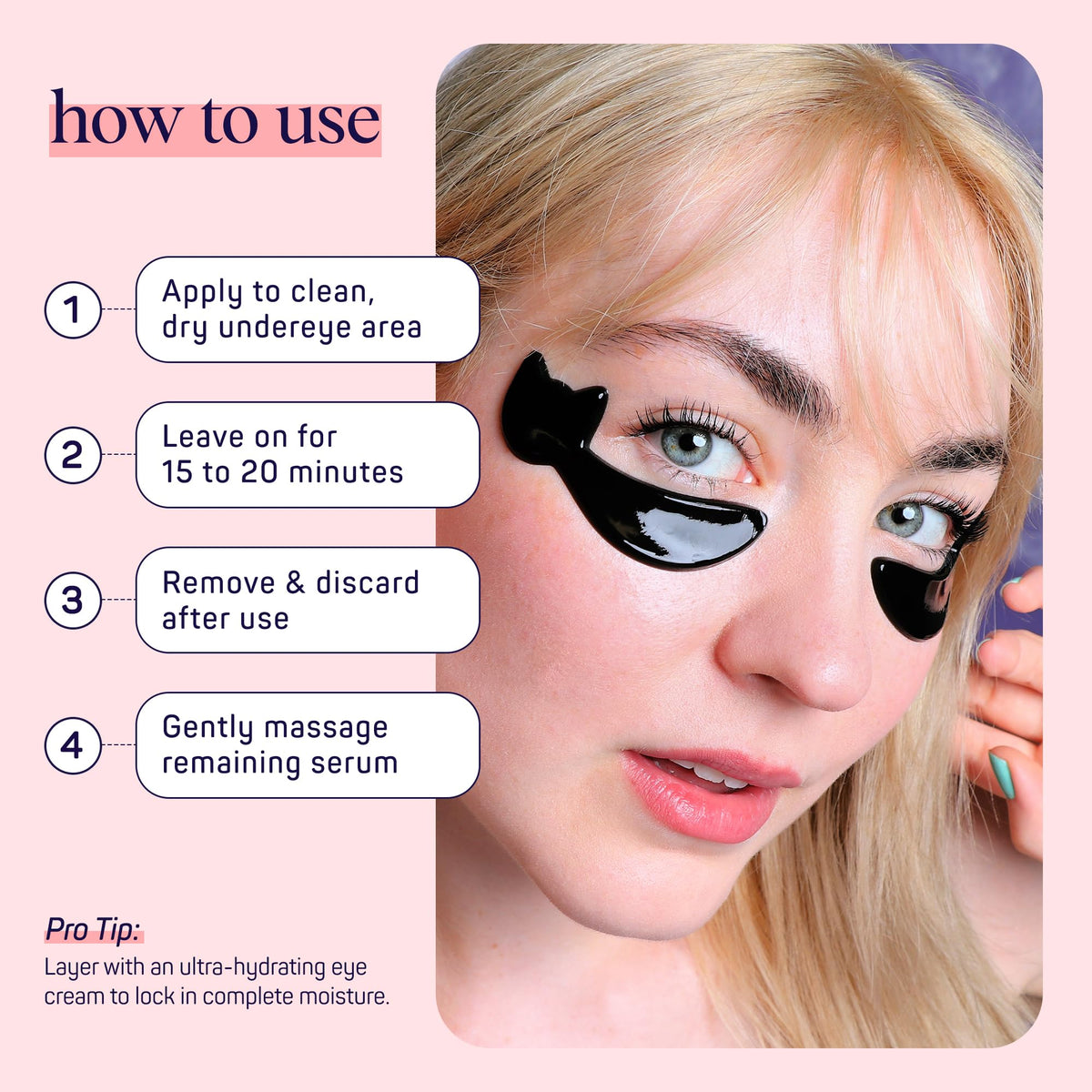 SpaLife Cat Smoothing Korean Eye Patches showing texture and design