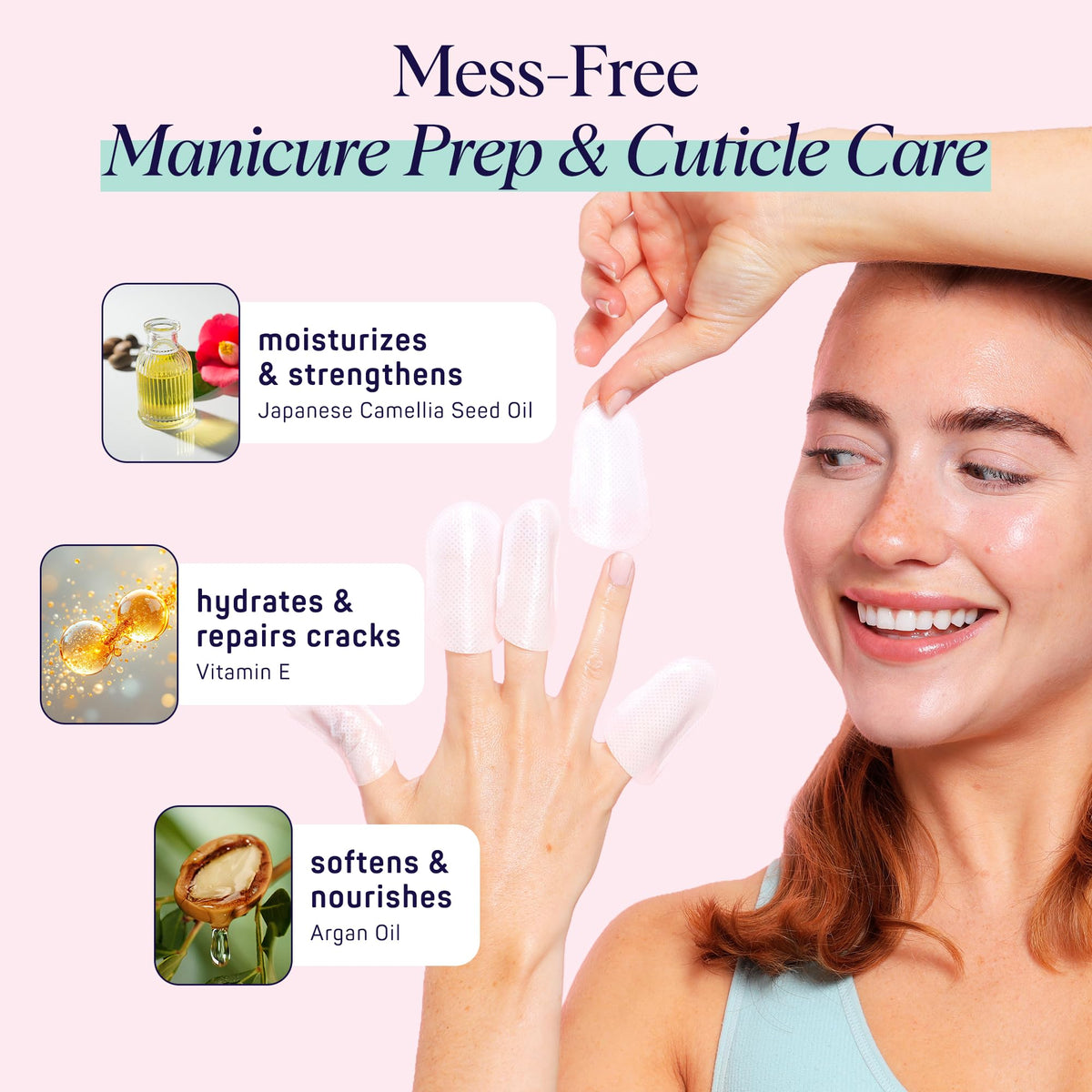 SpaLife cuticle repair finger wraps with Vitamin E