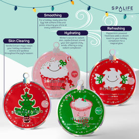 SpaLife face mask with Jojoba extract close-up