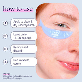 SpaLife Fresh Catch Hydrogel Under Eye Patches with ingredients