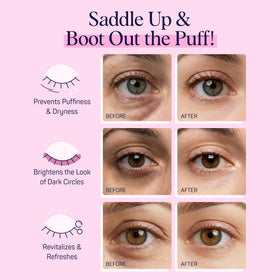 SpaLife Hydrogel Under Eye Patches in a bachelorette party setting