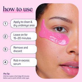 SpaLife Hydrogel Under Eye Patches in a relaxing home environment