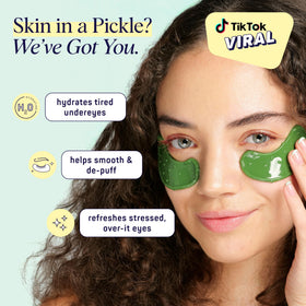 SpaLife Hydrogel Under Eye Patches showing cucumber extract