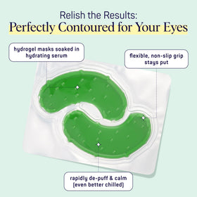 SpaLife Hydrogel Under Eye Patches with a refreshing cucumber