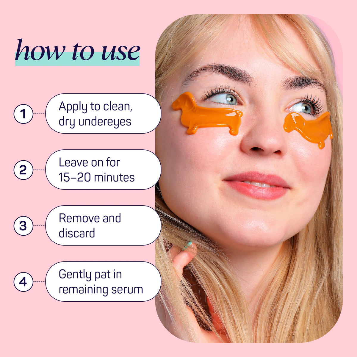 SpaLife Hydrogel Under Eye Patches with ingredients