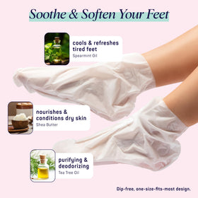 SpaLife moisturizing gloves close-up view