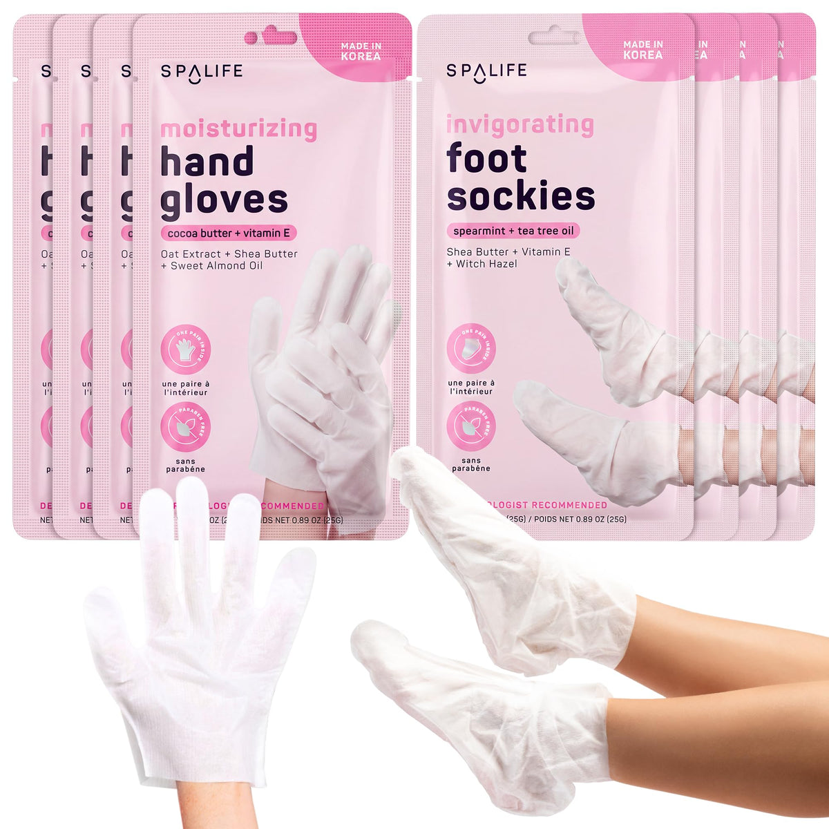 SpaLife Moisturizing Hand Gloves front view