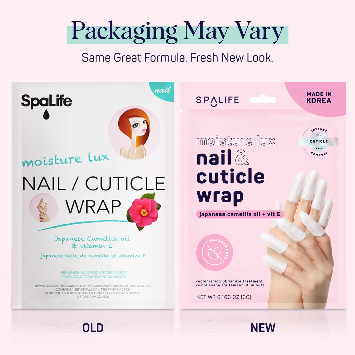 SpaLife Nail Cuticle Wraps showing individual wraps